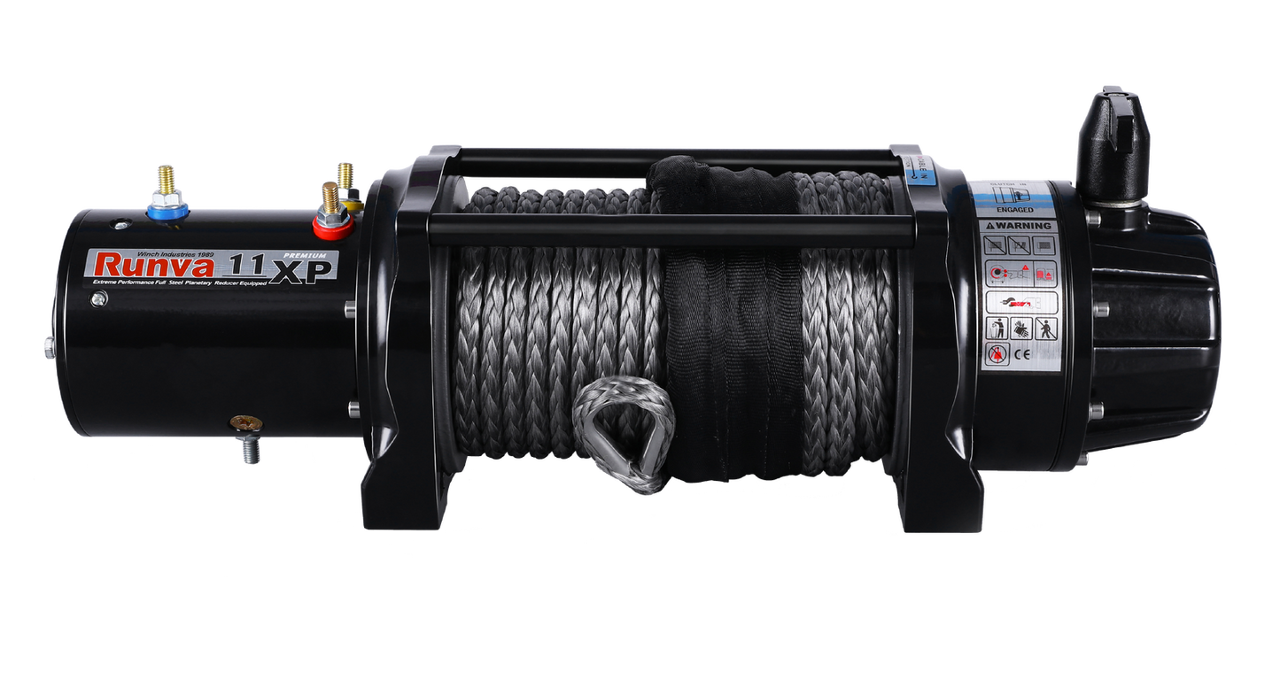 Runva 11XP PREMIUM 12V Winch with Synthetic Rope