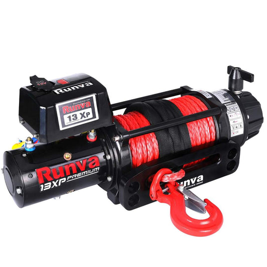 Runva 13XP PREMIUM 12V Winch with Synthetic Rope