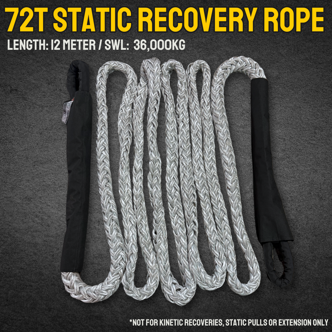 72-Ton Static Recovery Rope / Strop (12 Meters)