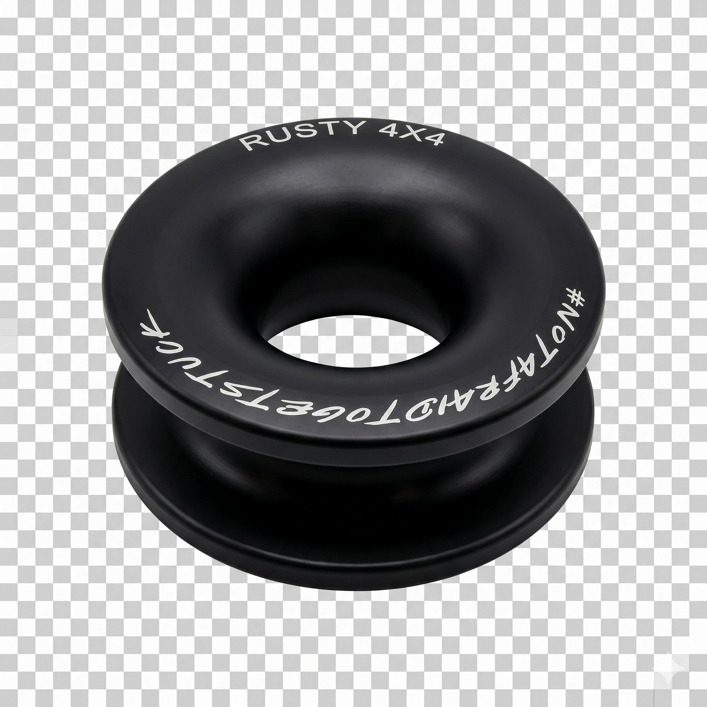 15-Ton Winch Ring (Synthetic Winch Rope Snatch Block)
