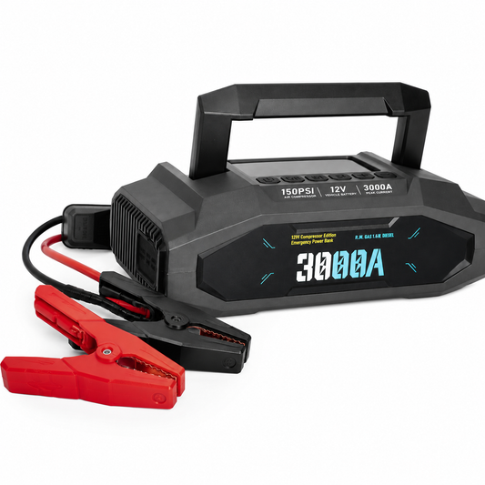 Russon 12V EMU Jumpstarter Compressor Edition